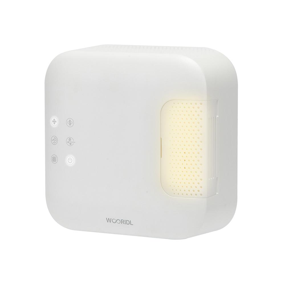 Plasma Air Purifier Diffuser Set(3EA/ WHITE / mood light on)