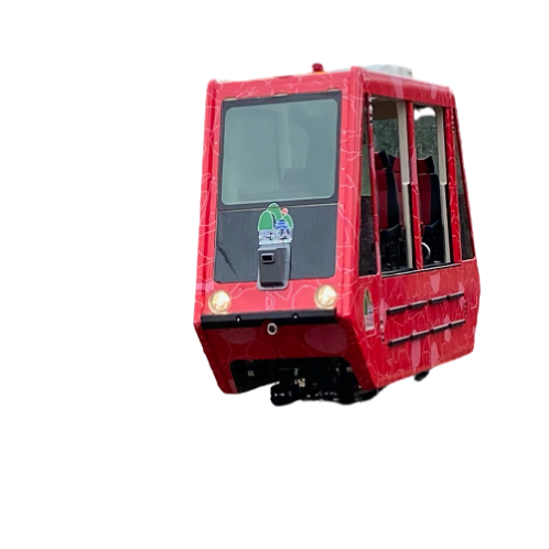 SMART MONORAIL Mountain type (eight-seater high-type) | MONORAIL, Electric battery monorail, Tour monorail, Electric monorail, Mungyeong Monorail, Smart monorail