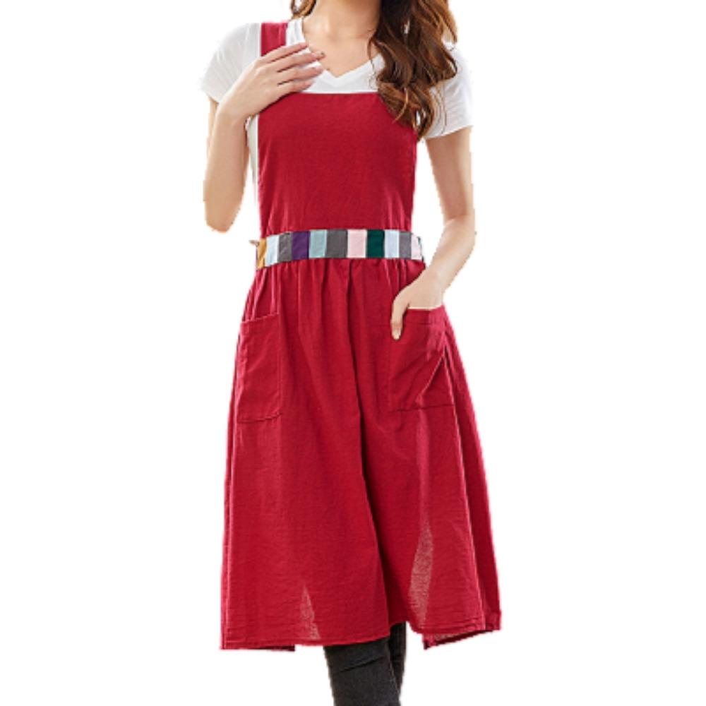 waist colored apron
