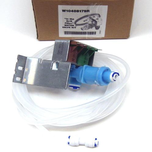 W10408179 Ice Maker Valve Water Inlet For Whirlpool Kenmore Refrigerator Replacement 9443926