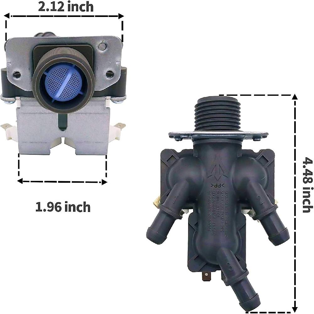 [5221ER1003A Valve OEM Mania] 5221ER1003A NEW OEM Produced for LG Washer Water Inlet Valve Replaceme