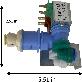 detail image1 [W10210603 Valve OEM Mania] W10210603 WPW10210603 NEW OEM Produced for Whirlpool Refrigerator Water