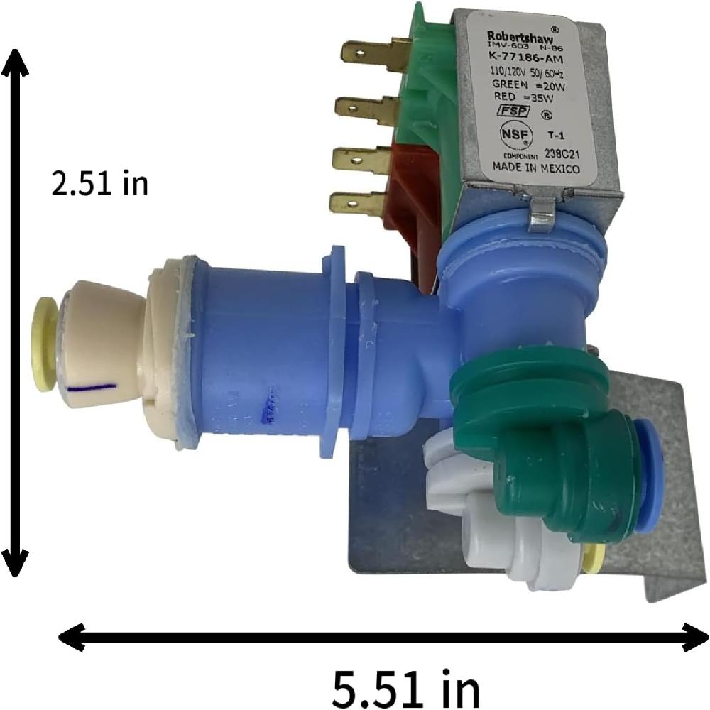 [W10210603 Valve OEM Mania] W10210603 WPW10210603 NEW OEM Produced for Whirlpool Refrigerator Water