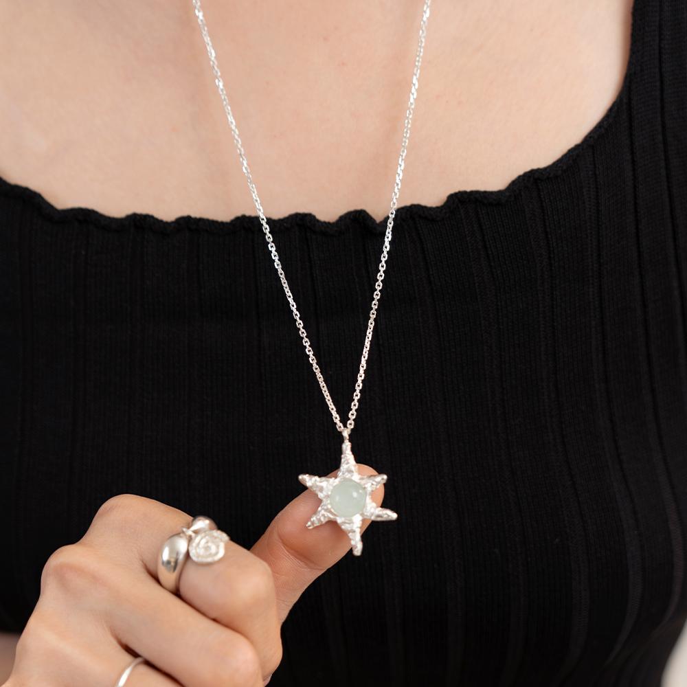 Star fragment necklace_ N27 [Where light lingers]